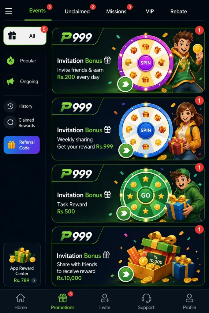 p999 game features