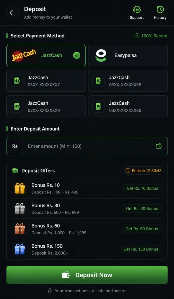 win786 game deposit method
