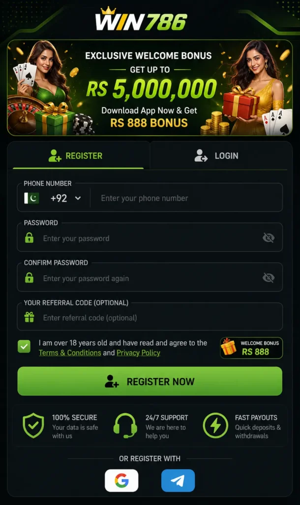 win786 game register guide