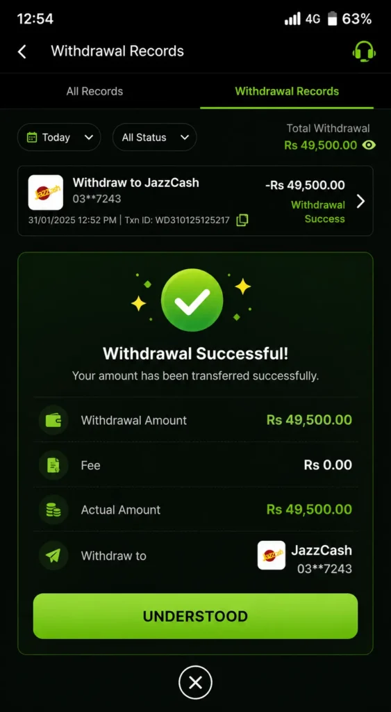 y999 game withdraw method