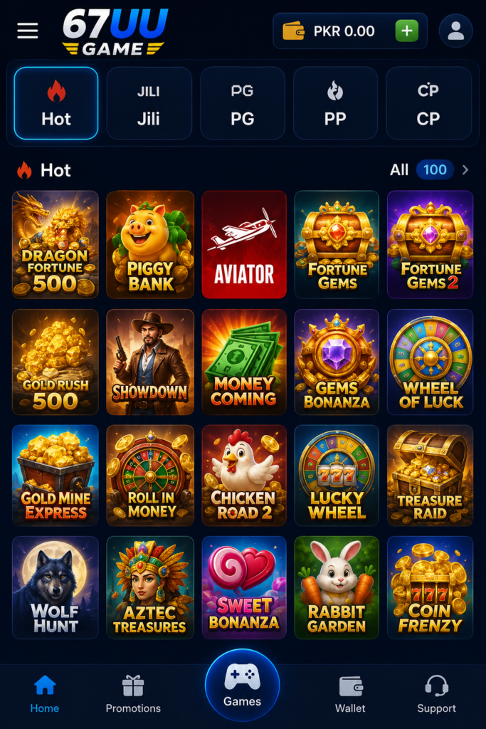 67game features