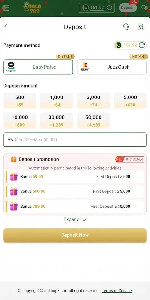 golo789 game deposit