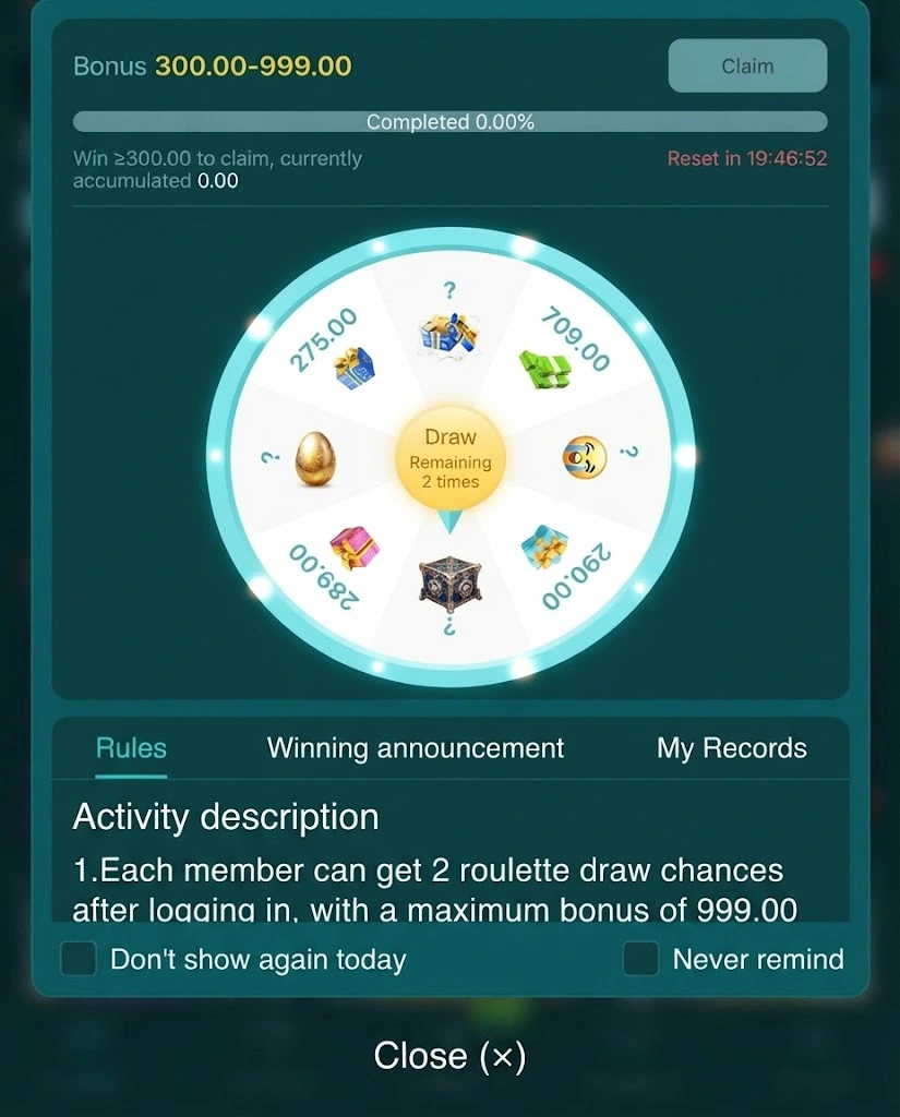 666c game bonus