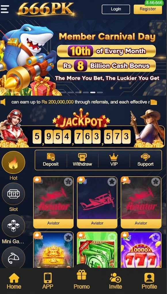 666pk app login register