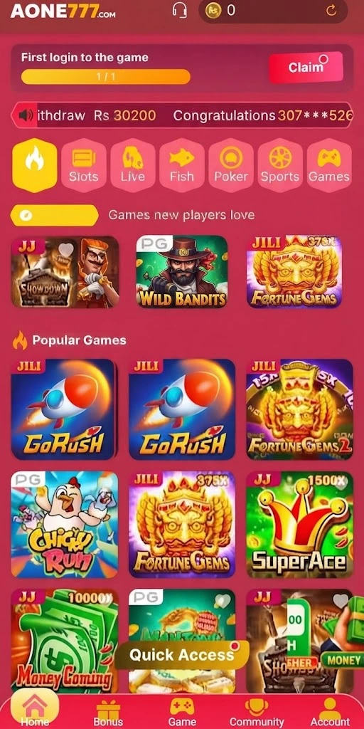AONE777 Game Download Free Best Earning App In Pakistan 3 aone777 game features