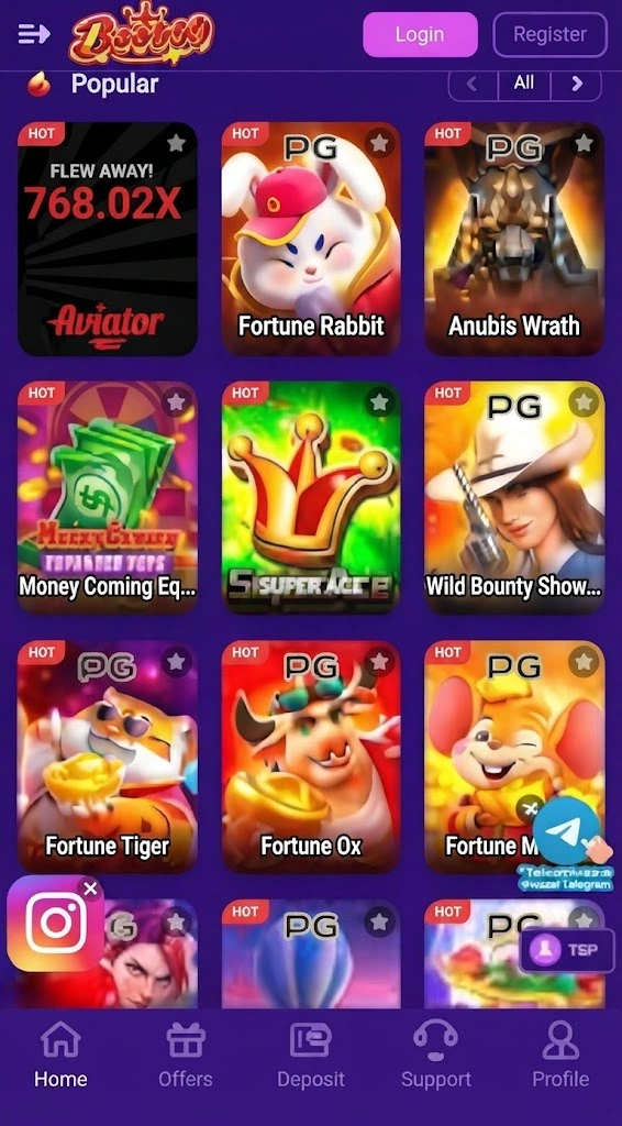 boo999 game apk features